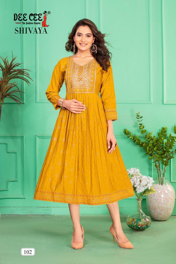 Deecee Shivaya Designer Chanderi Kurti Collection